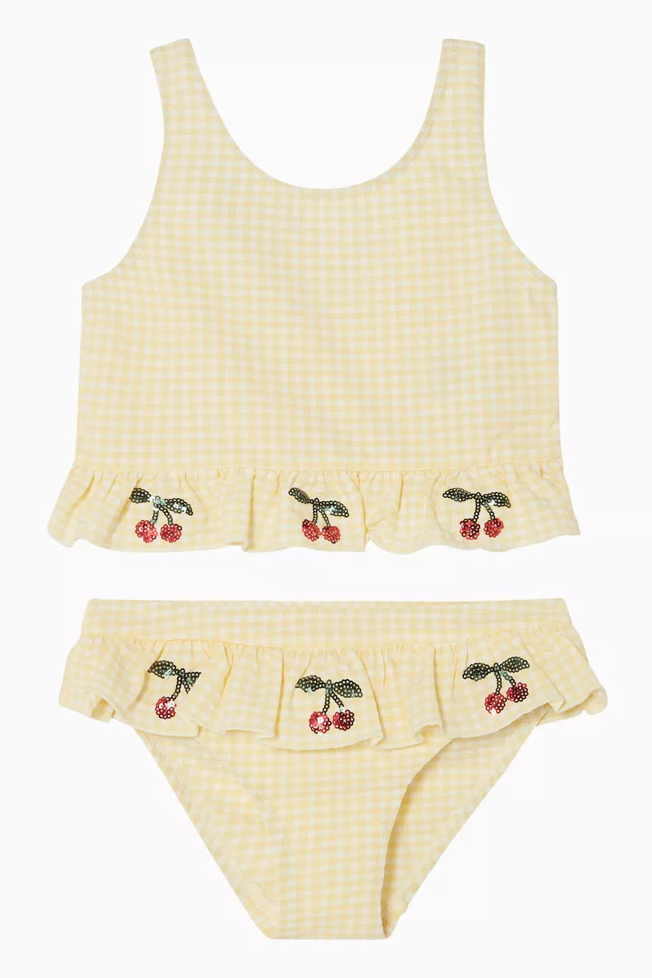 Soleil Fille One Piece Yellow Bikini