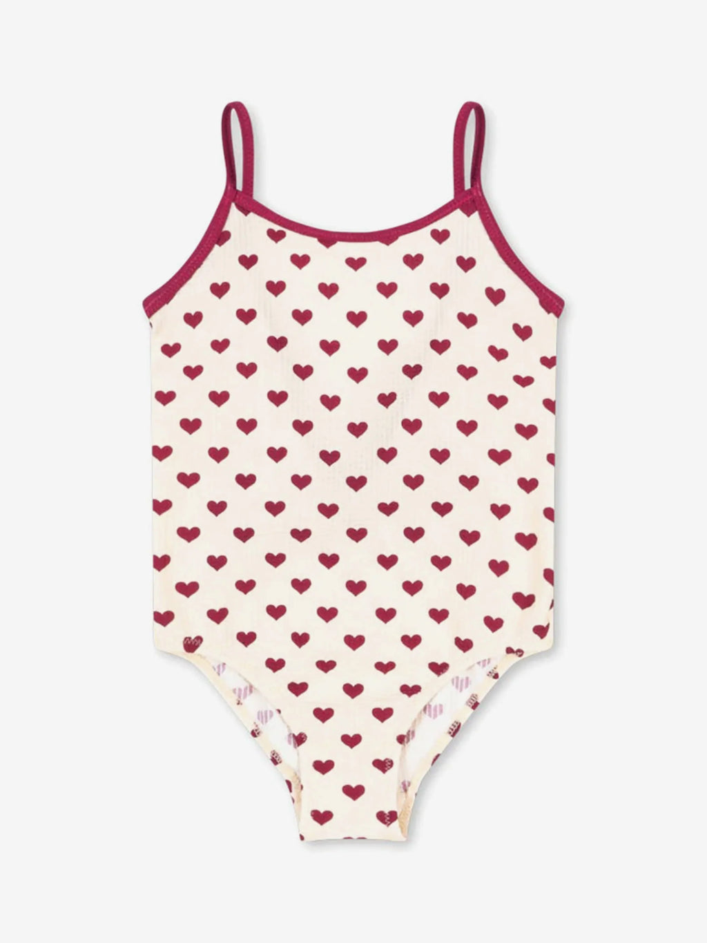 Chic Heart One Piece - White