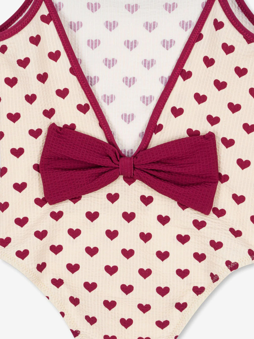 Chic Heart One Piece - White