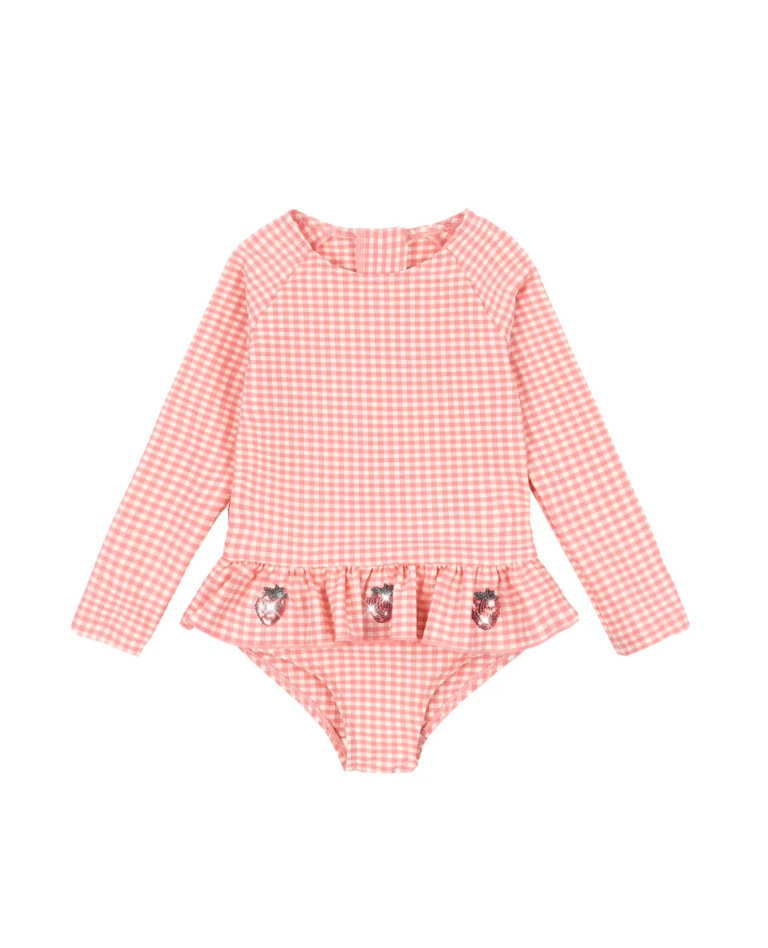 Soleil Fille One Piece Pink (Long Sleeve)