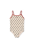 Chic Heart One Piece - Beige